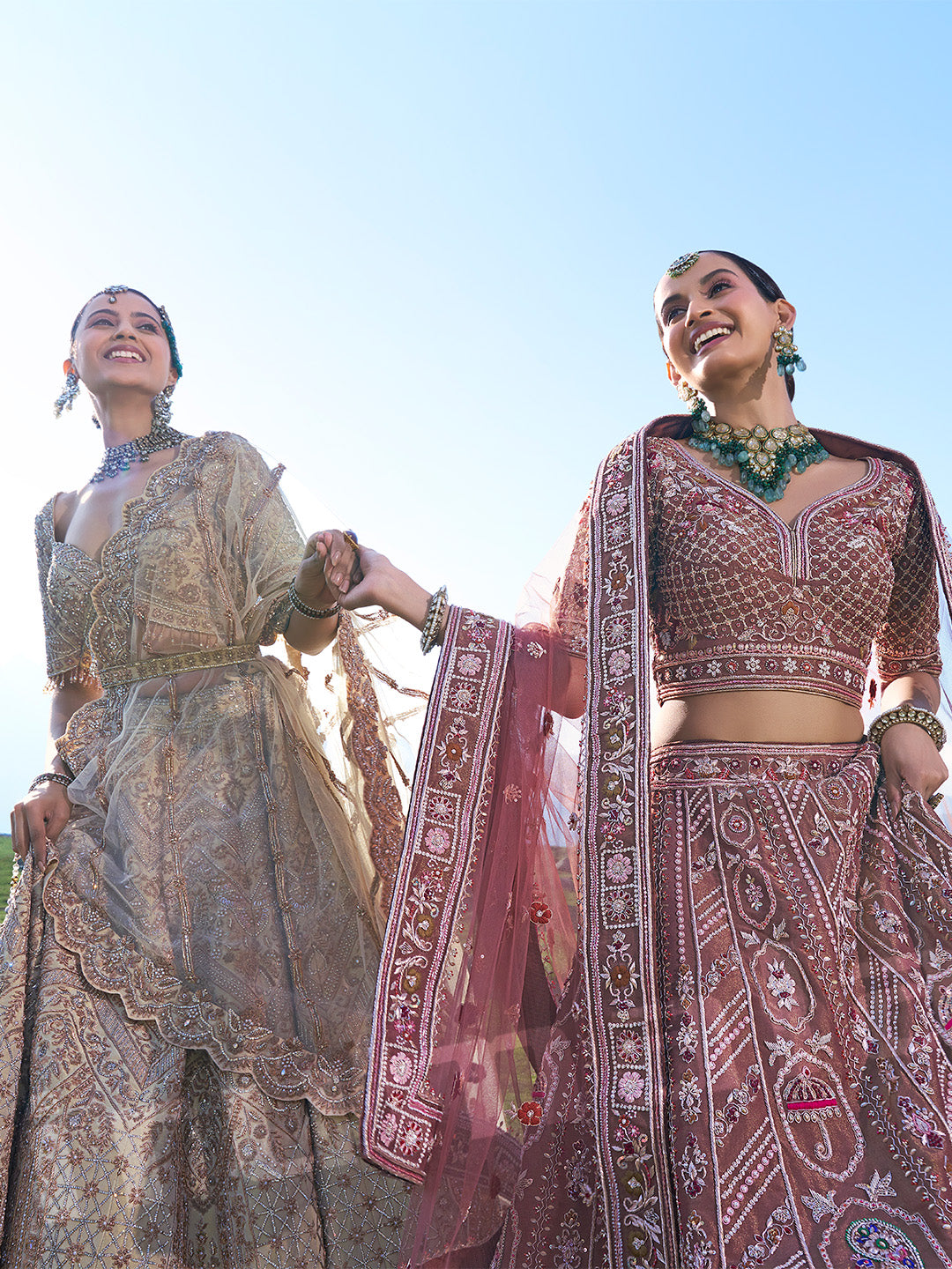 Marook Machine Maroon Machine & Handwork Lehenga Choli Set – Tirumala Designers