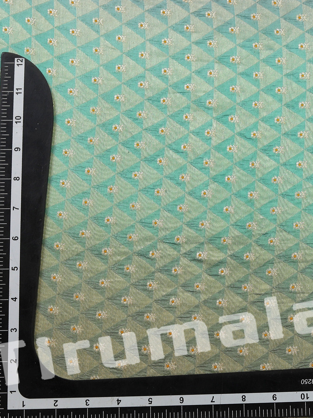 Multi-Shaded Banarasi Silk With Checks & Butti Green & Blue