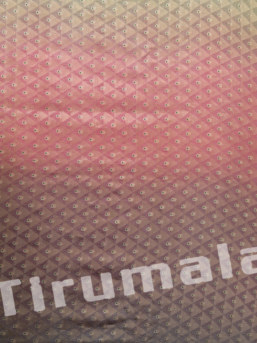 Pink & Purple Banarasi Silk With Checks & Butti