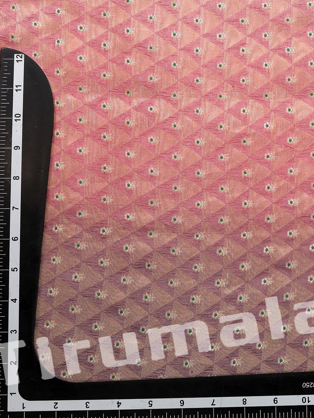 Pink & Purple Banarasi Silk With Checks & Butti