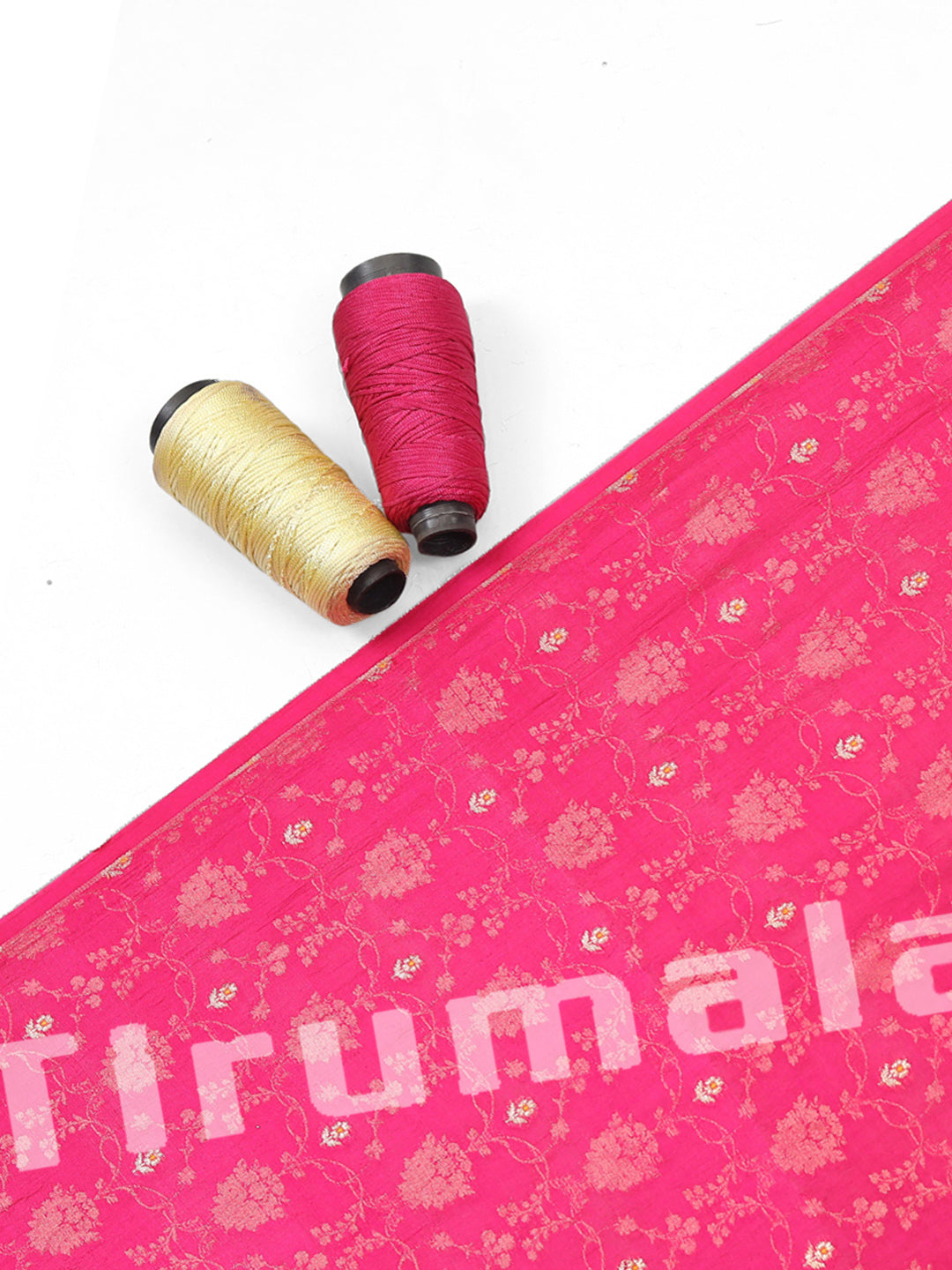 Red Banarasi Silk With Butti