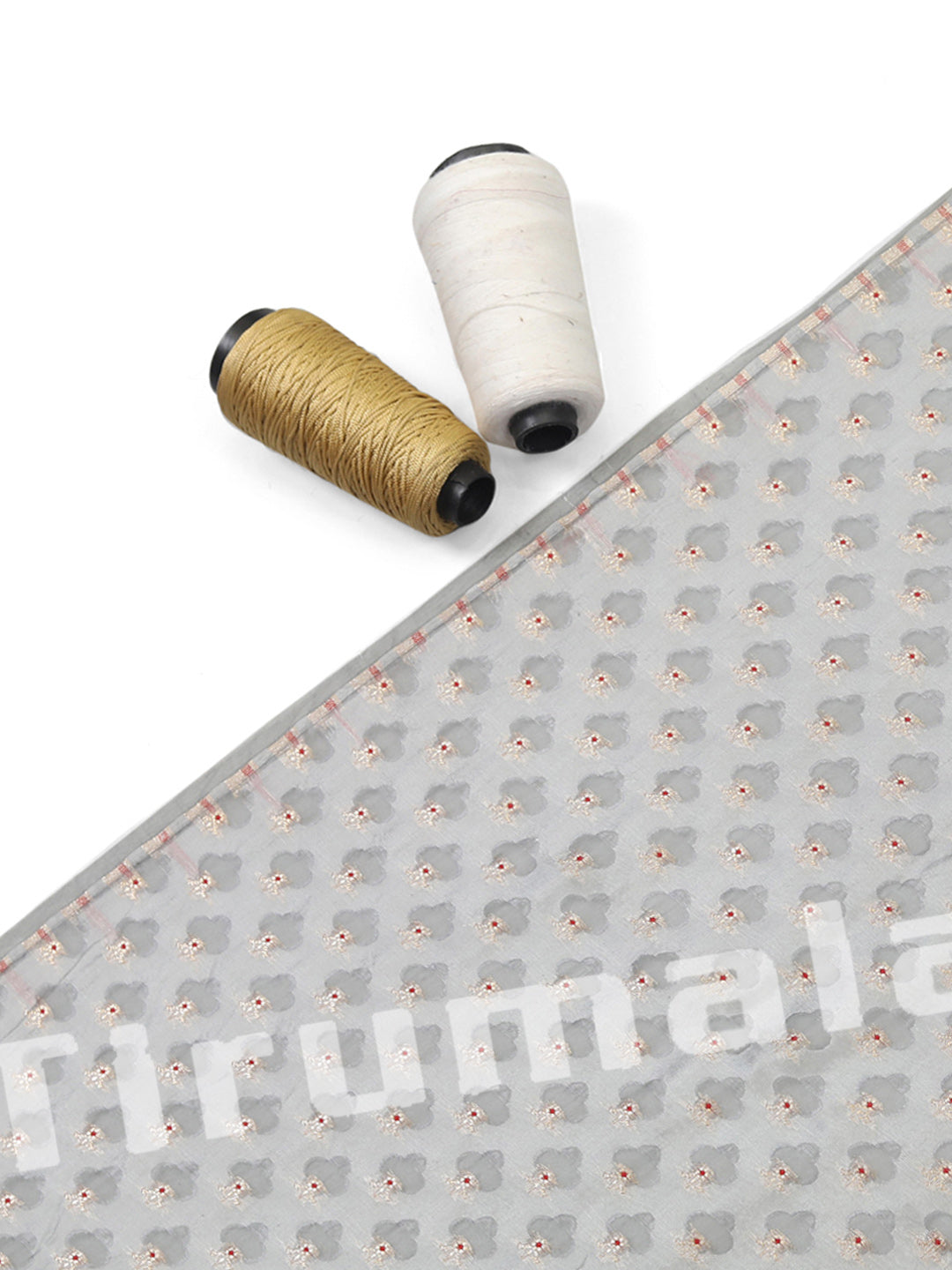 Grey Banarasi Silk With Butti