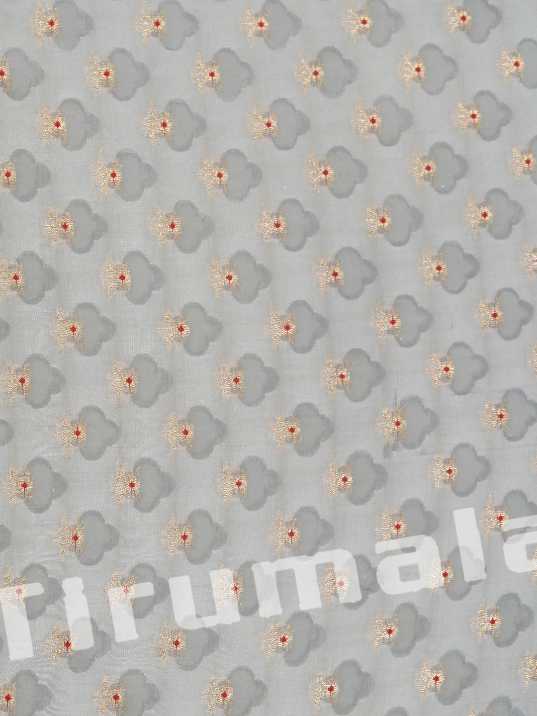 Grey Banarasi Silk With Butti