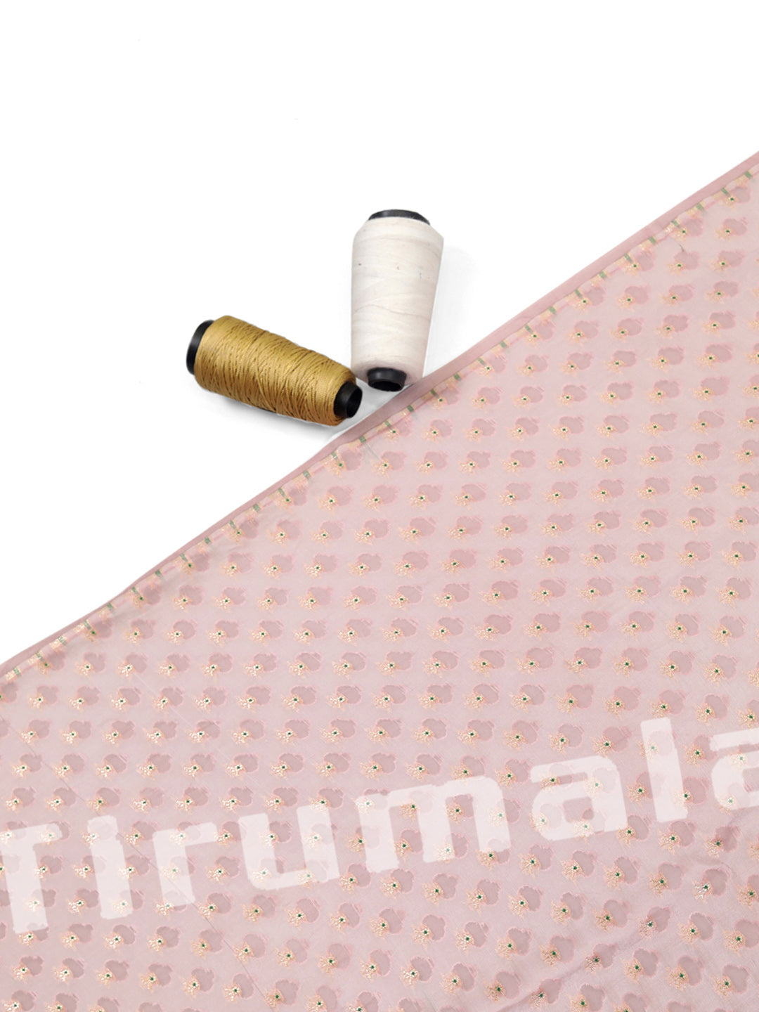 Pastel Pink Banarasi Silk With Butti