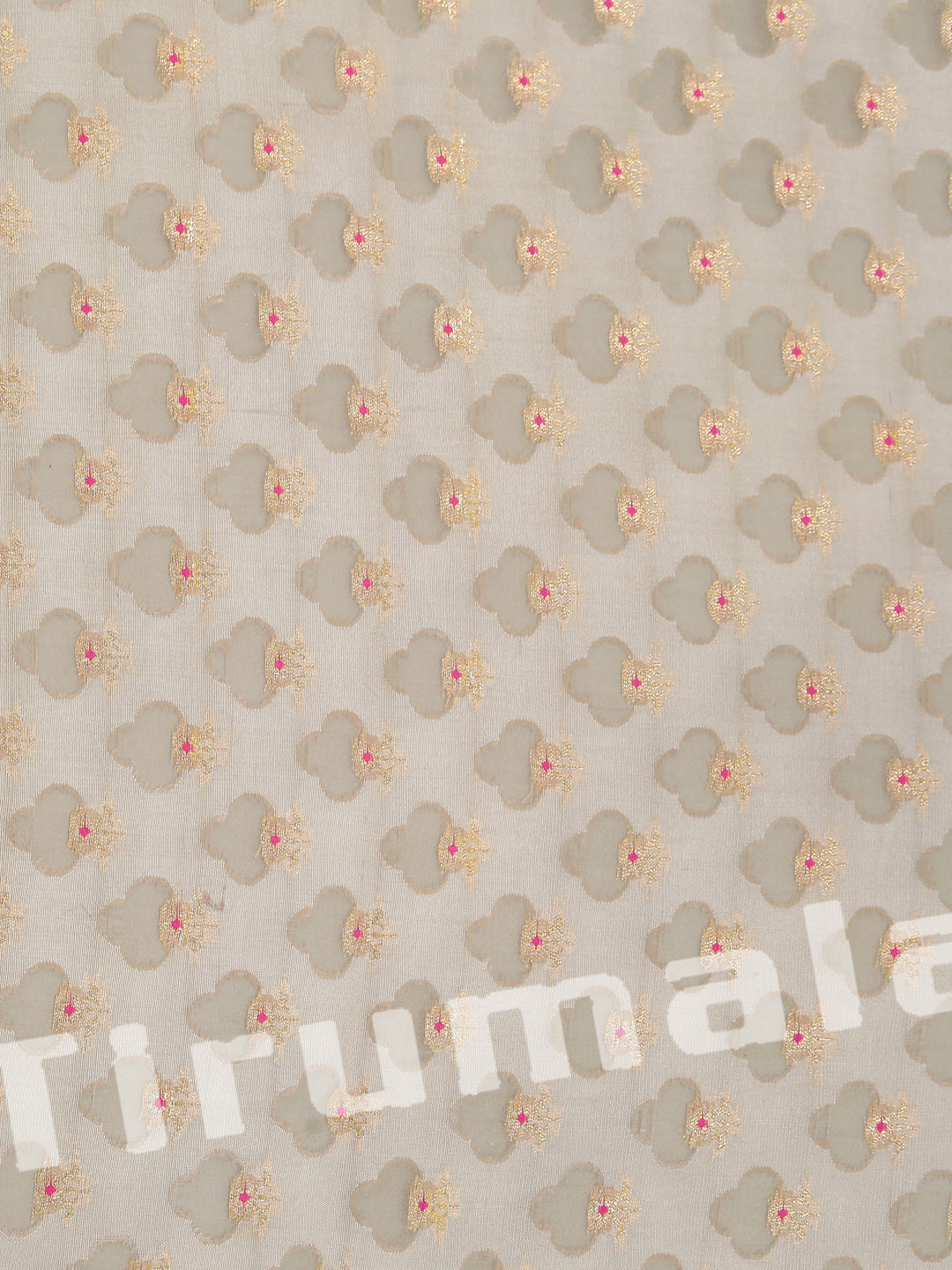 Gold Banarasi Silk With Butti