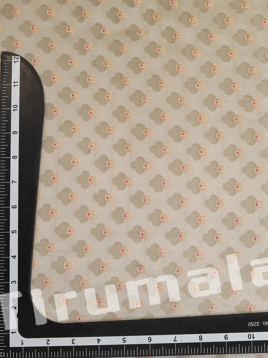 Gold Banarasi Silk With Butti