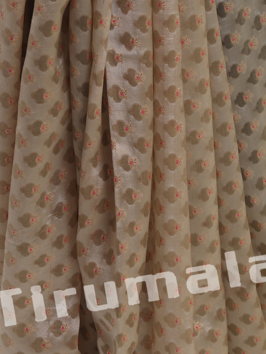 Gold Banarasi Silk With Butti