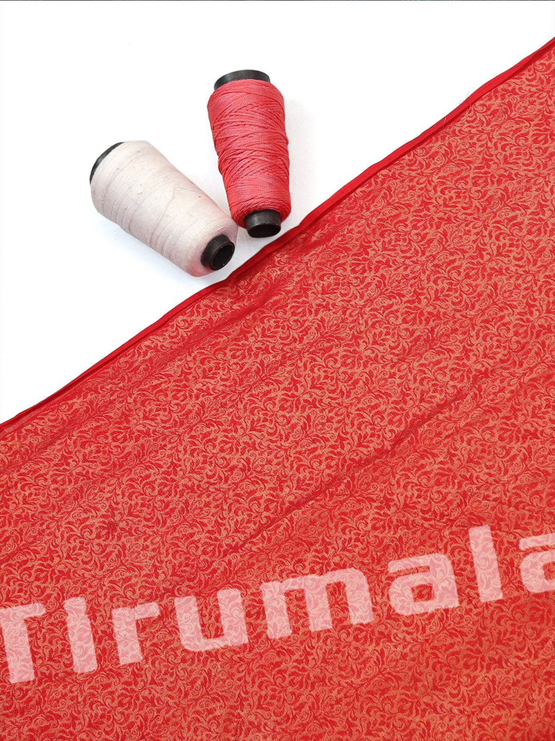 Red Pure Banarasi Silk