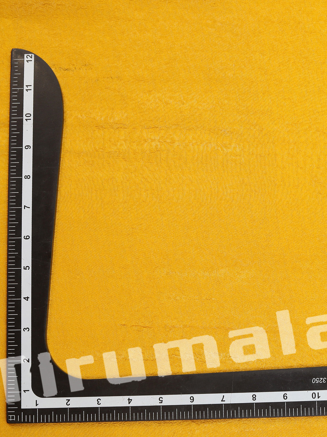 Mustard Yellow Crush Tissue Fabric