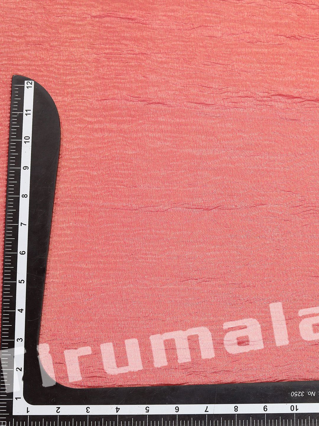 Salmon Crush Tissue Fabric