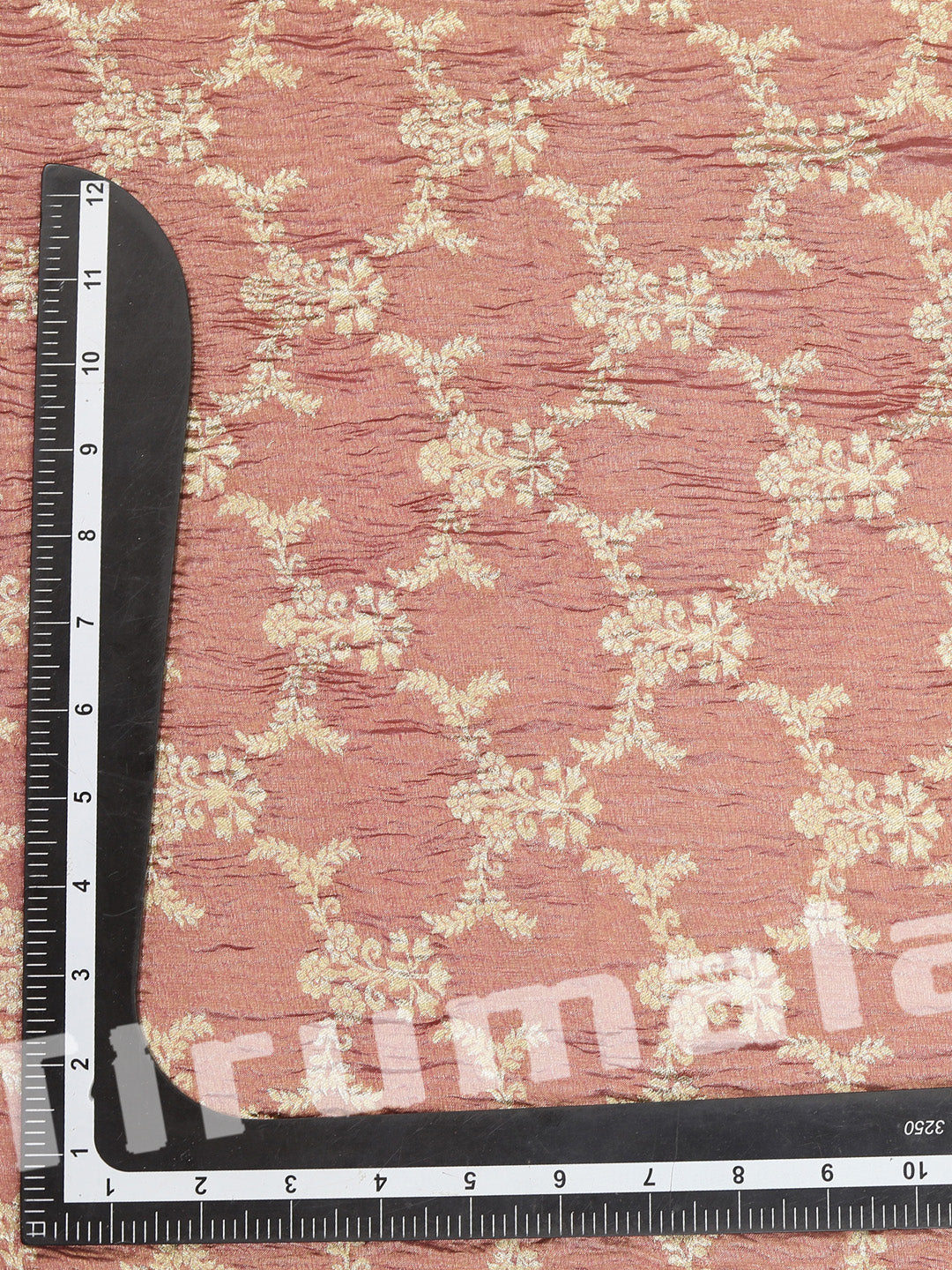 Dusty Pink Crush Tissue Fabric