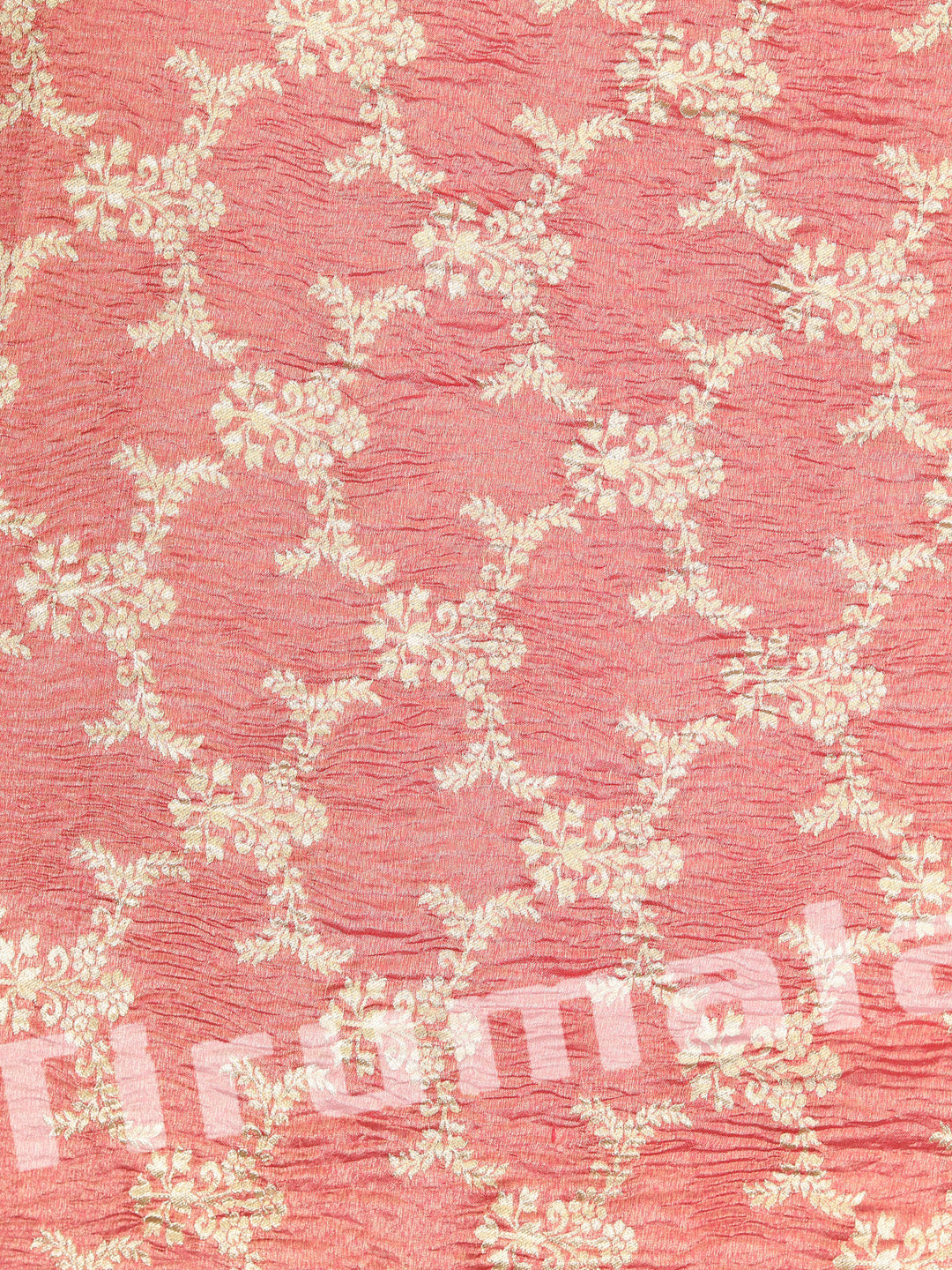 Peach Crush Tissue Fabric