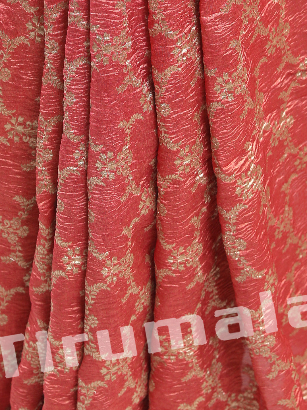 Peach Crush Tissue Fabric