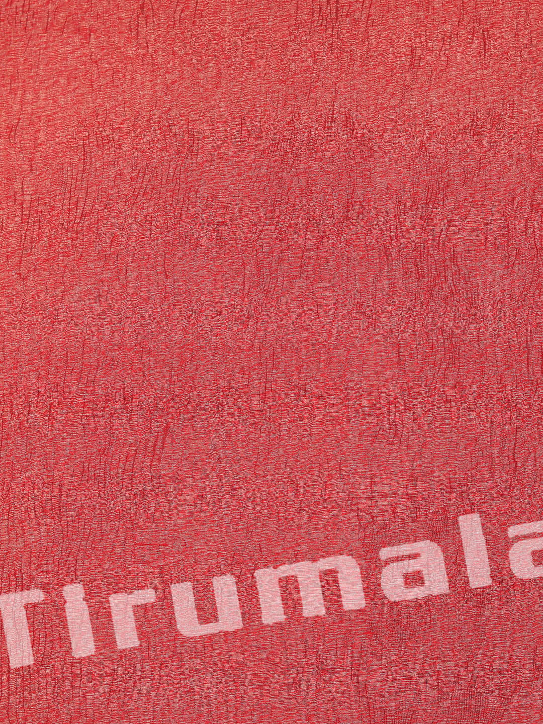 Red Crush Tissue Fabric