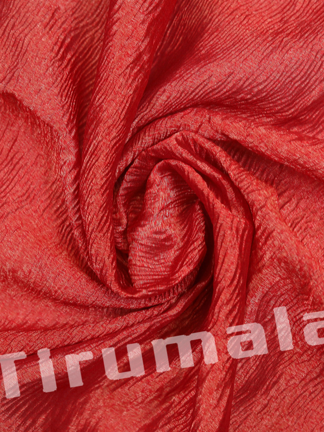 Red Crush Tissue Fabric