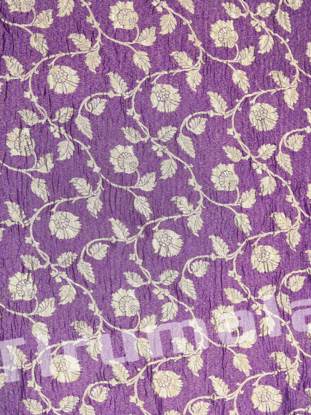 Purple Crush Tissue Silk With Butti