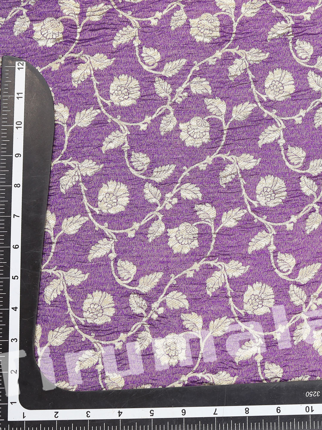 Purple Crush Tissue Silk With Butti