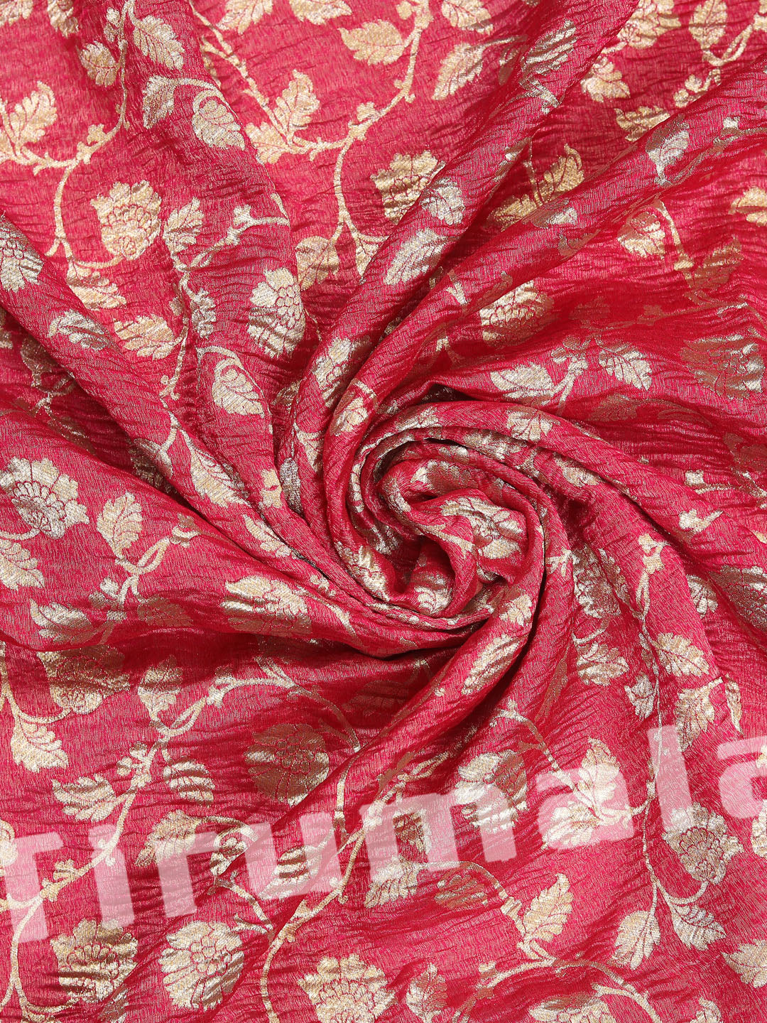 Red Crush Tissue Silk