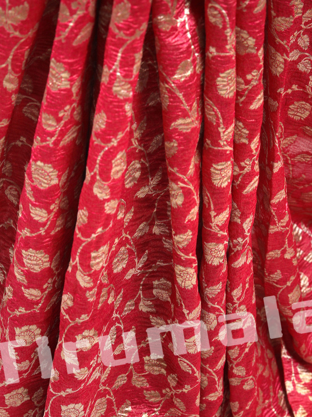 Red Crush Tissue Silk