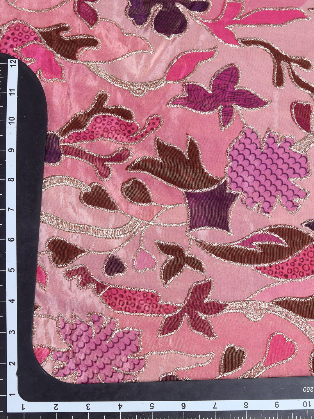 Monochromatic Baby Pink Floral Tissue