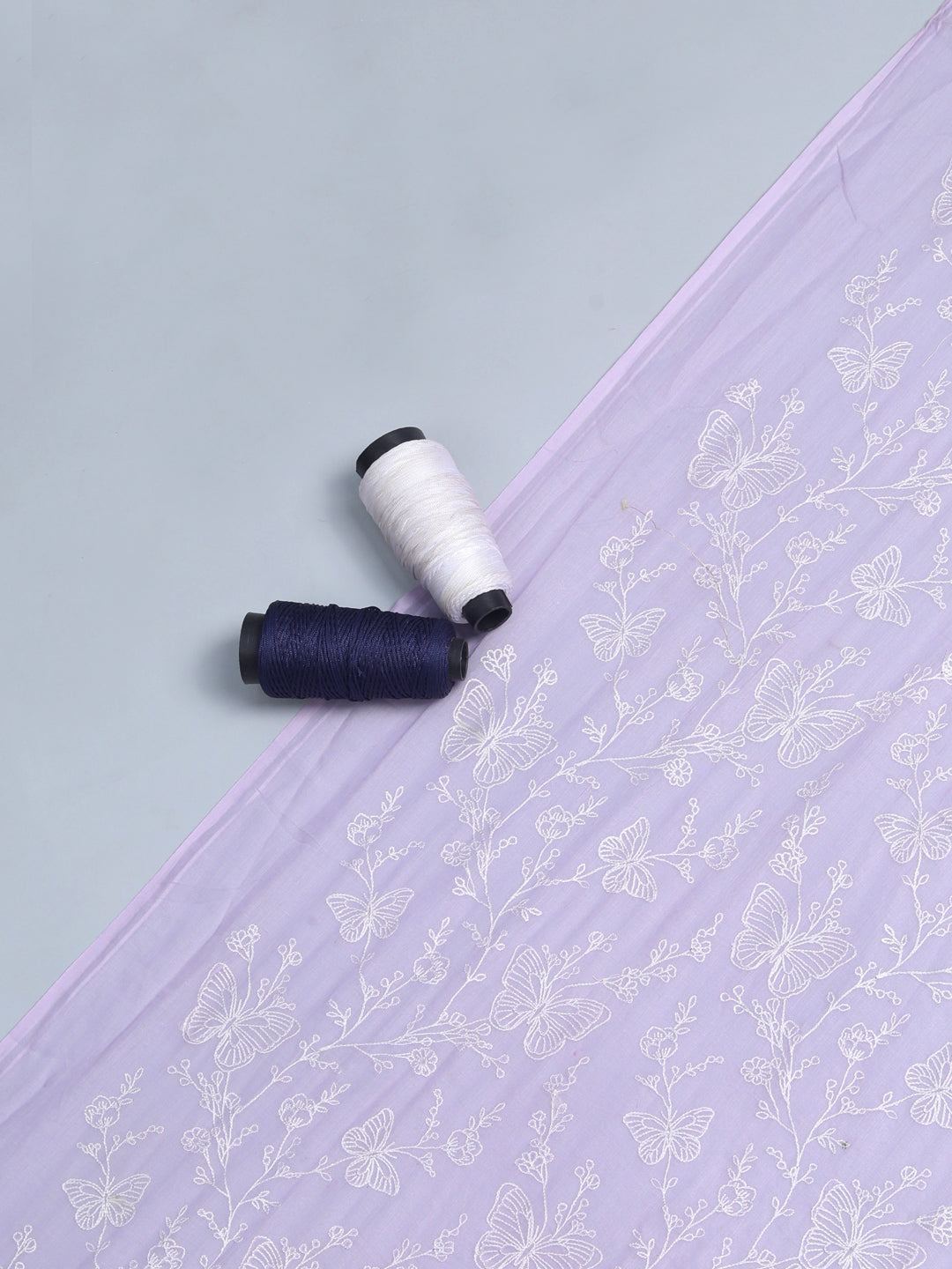 Light Purple Mul Mul Fabric