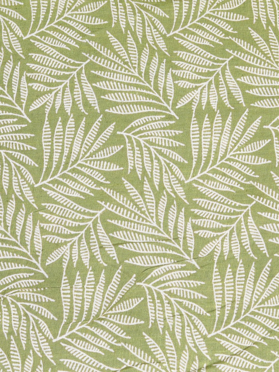 Pista Green Cotton Linen Fabric