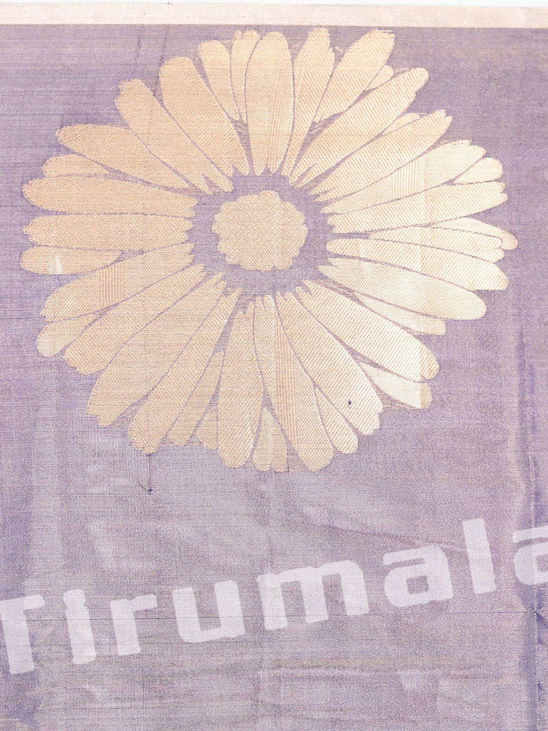 Floral Purple Tissue Silk