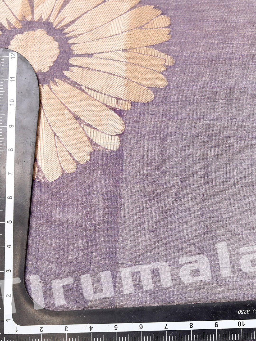 Floral Purple Tissue Silk