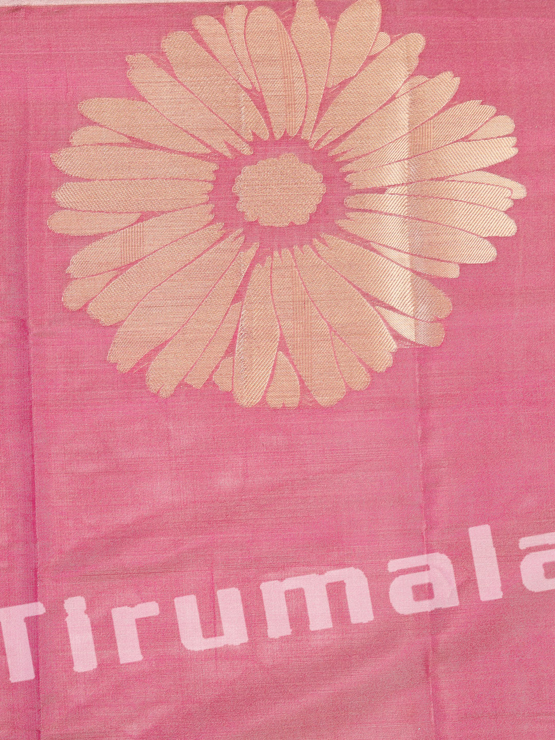 Floral Pink Tissue Silk
