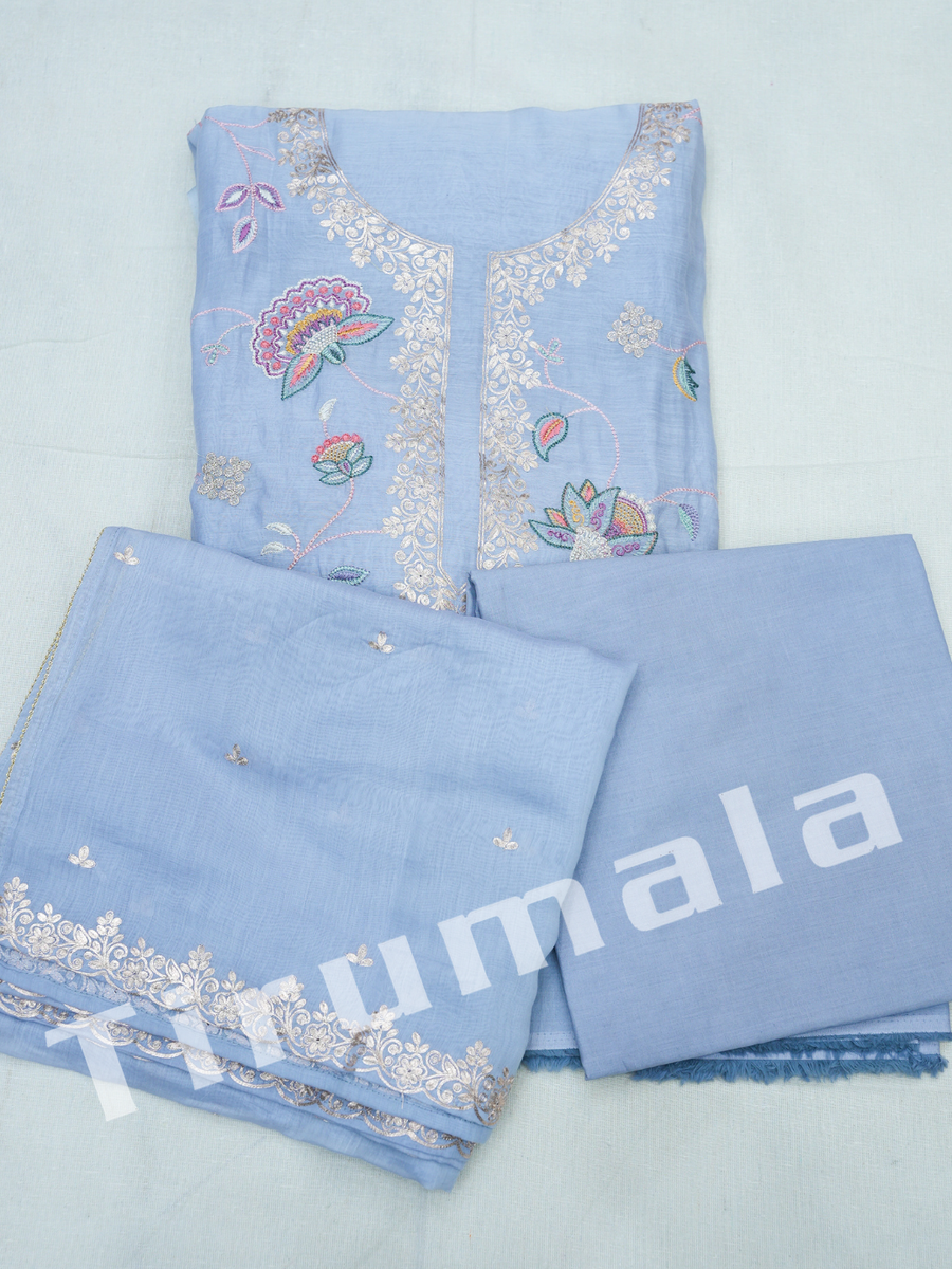 Gulrang Mul Silk Suit Set – Tirumala Designers