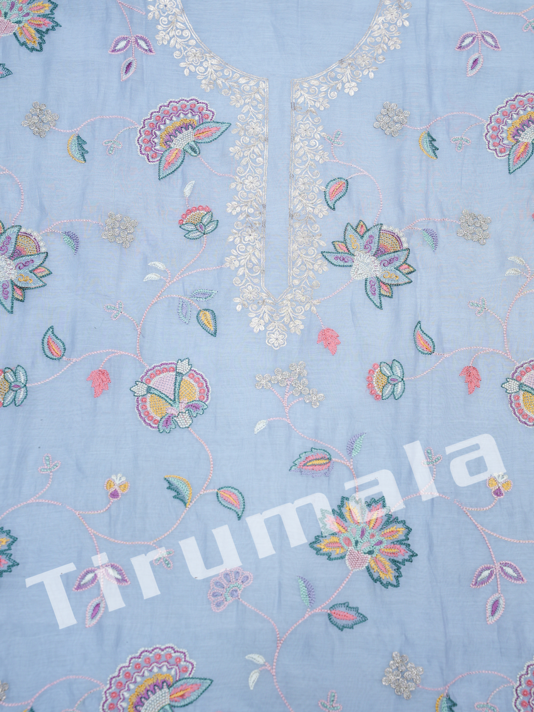 Gulrang Mul Silk Suit Set – Tirumala Designers