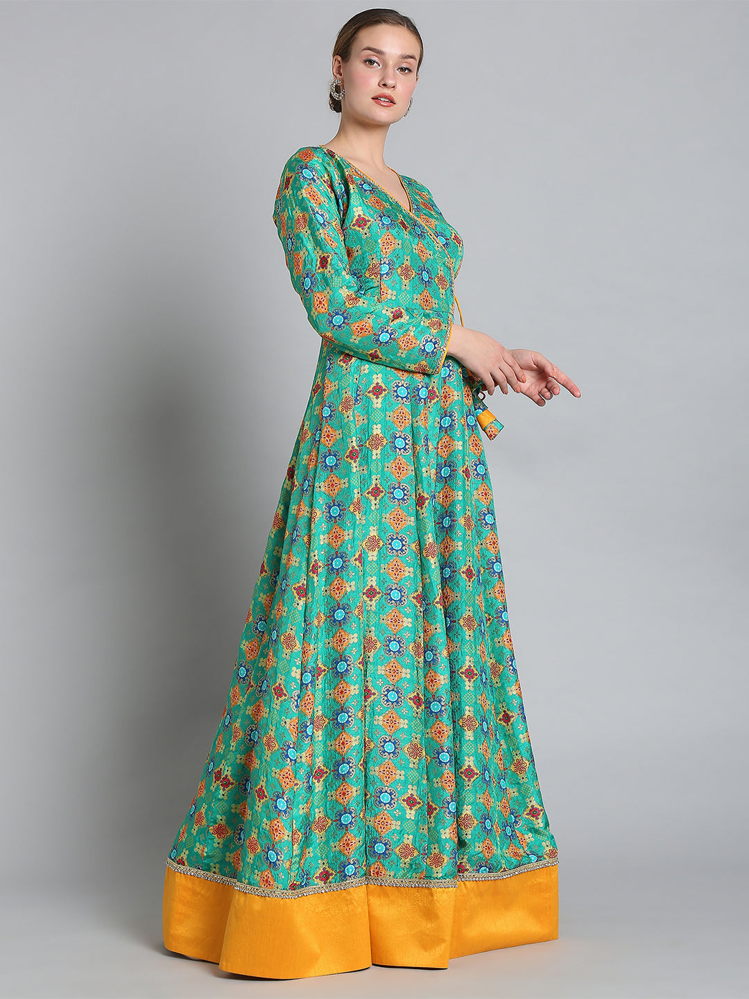 Angrakha top in indigo dyed cotton | Kurta style, Basic outfits, Short kurti  designs
