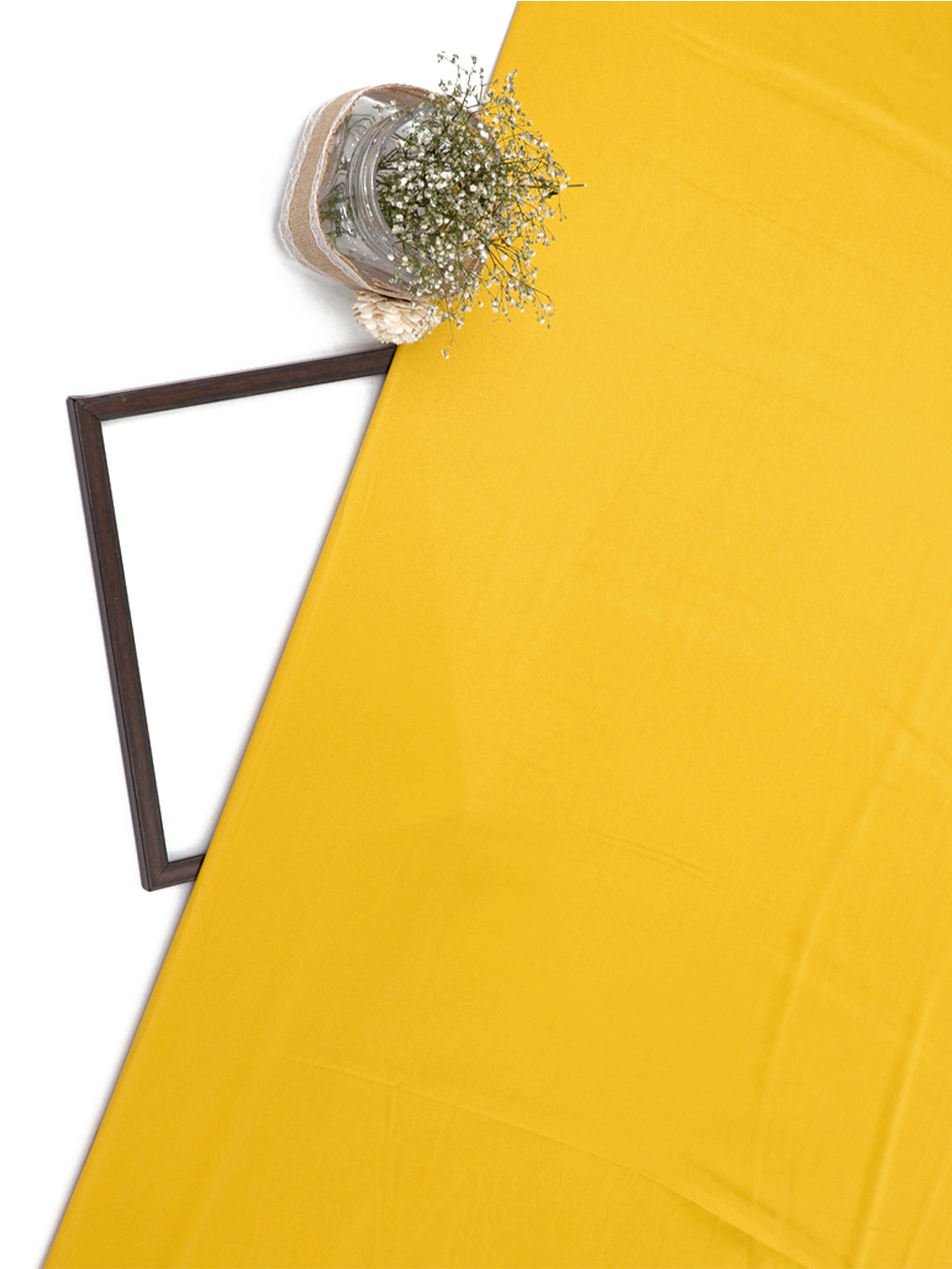 Lemon Yellow Plain Imported Satin Fabric