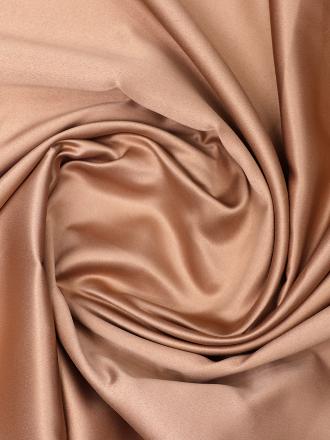 Copper Plain Imported Satin Fabric