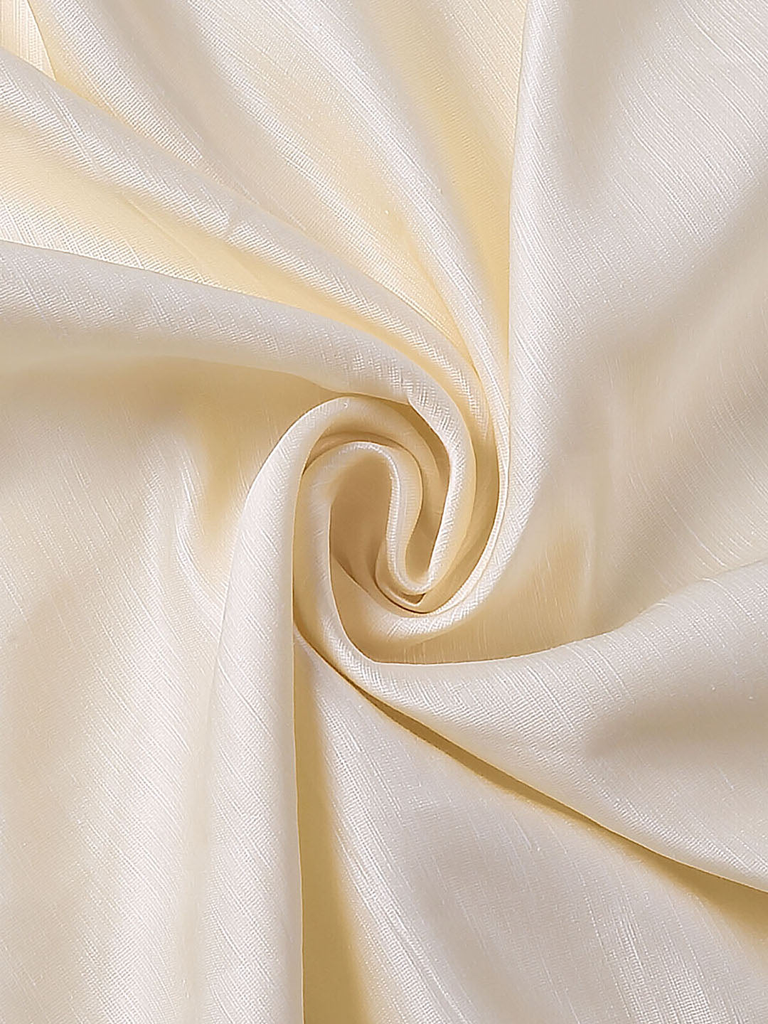 Cream Linen Satin Fabric