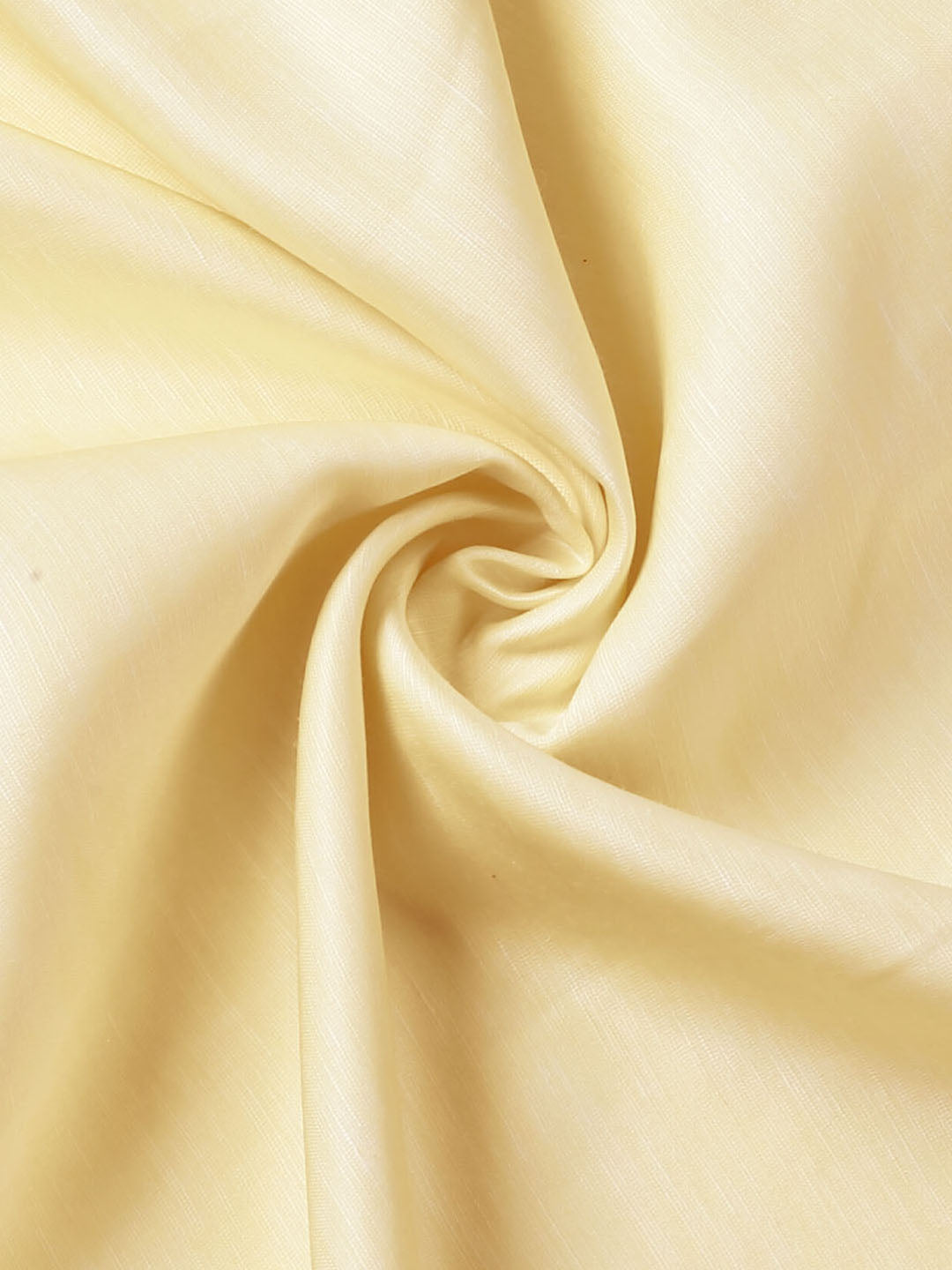 Light Yellow Linen Satin Fabric