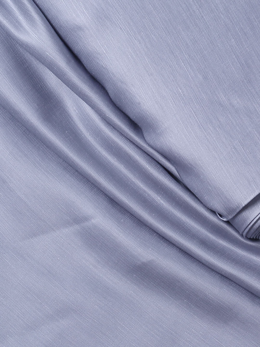 Bluish Grey Linen Satin Fabric