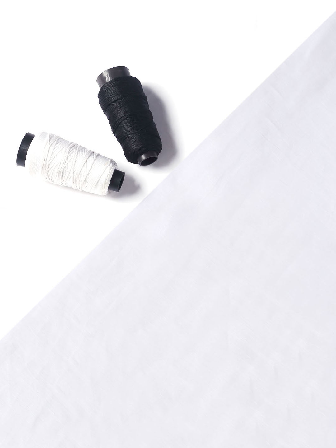 White Linen Satin Fabric