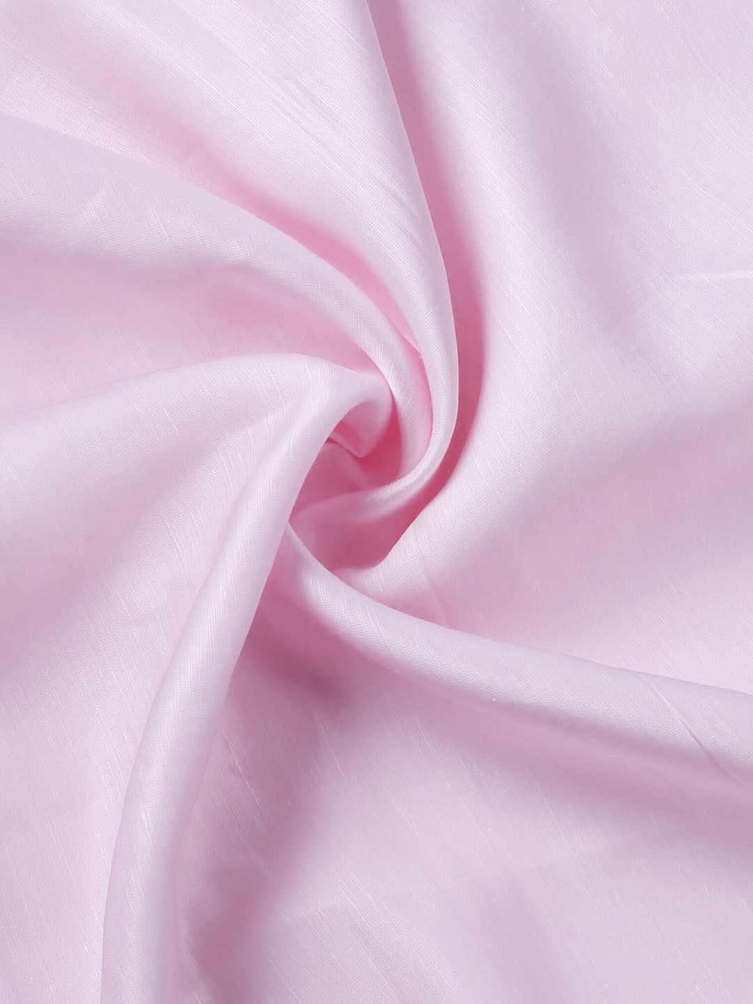 Baby Pink Linen Satin Fabric