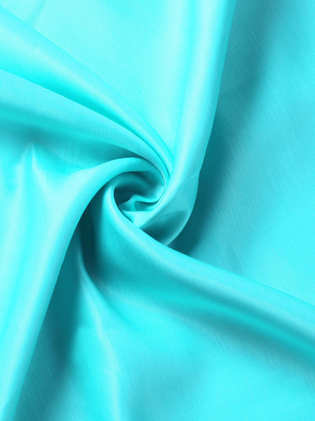 Sky Blue Linen Satin Fabric