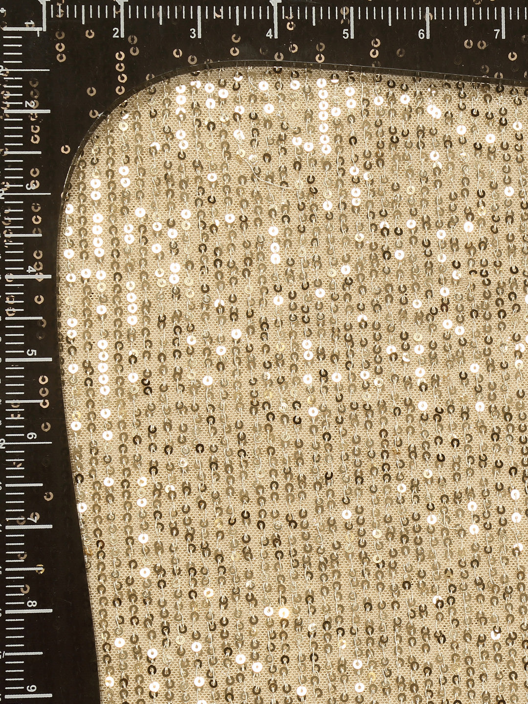 Gold Stretchable Net Fabric