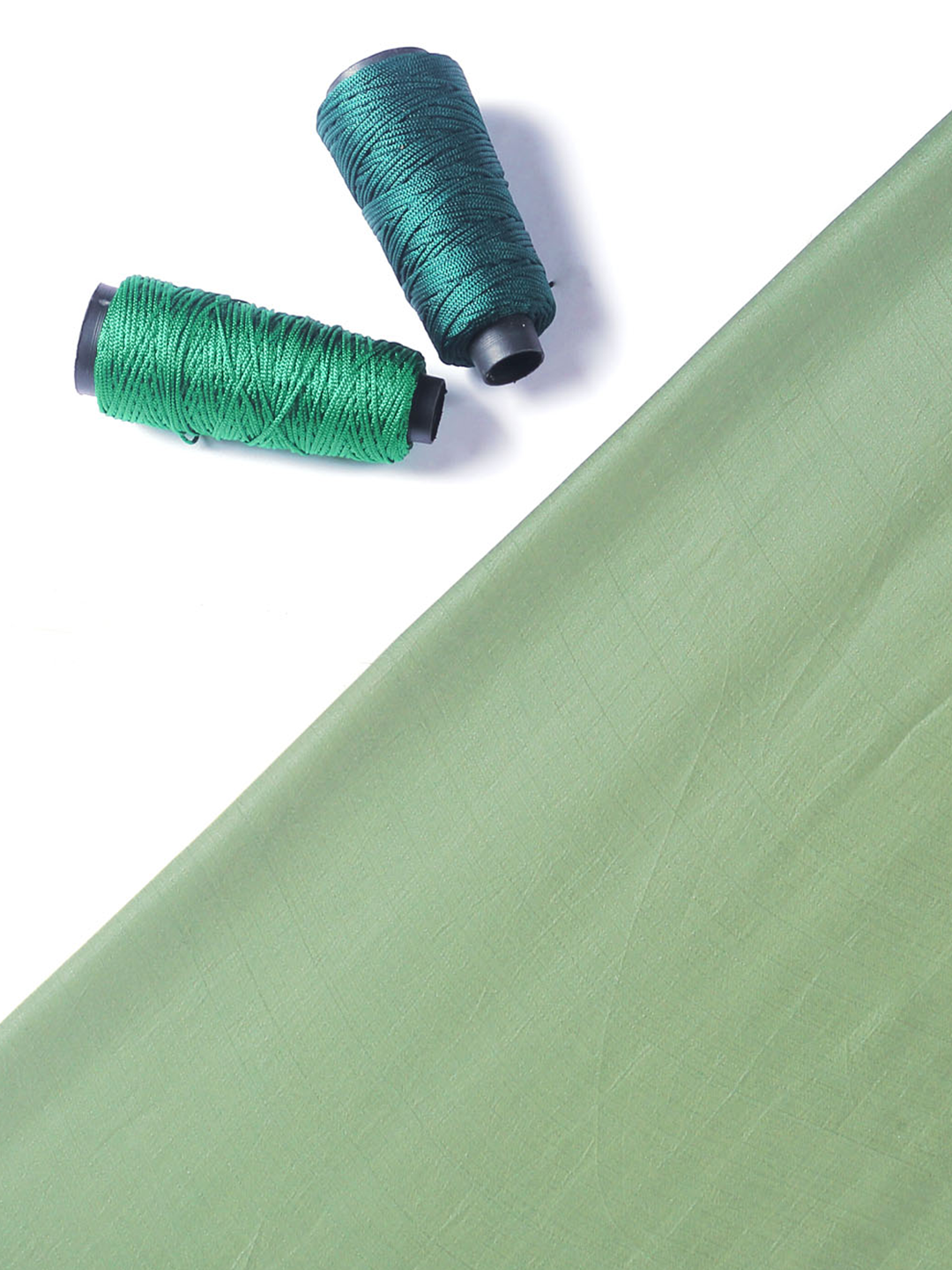 Olive Green Nysa Silk Fabric