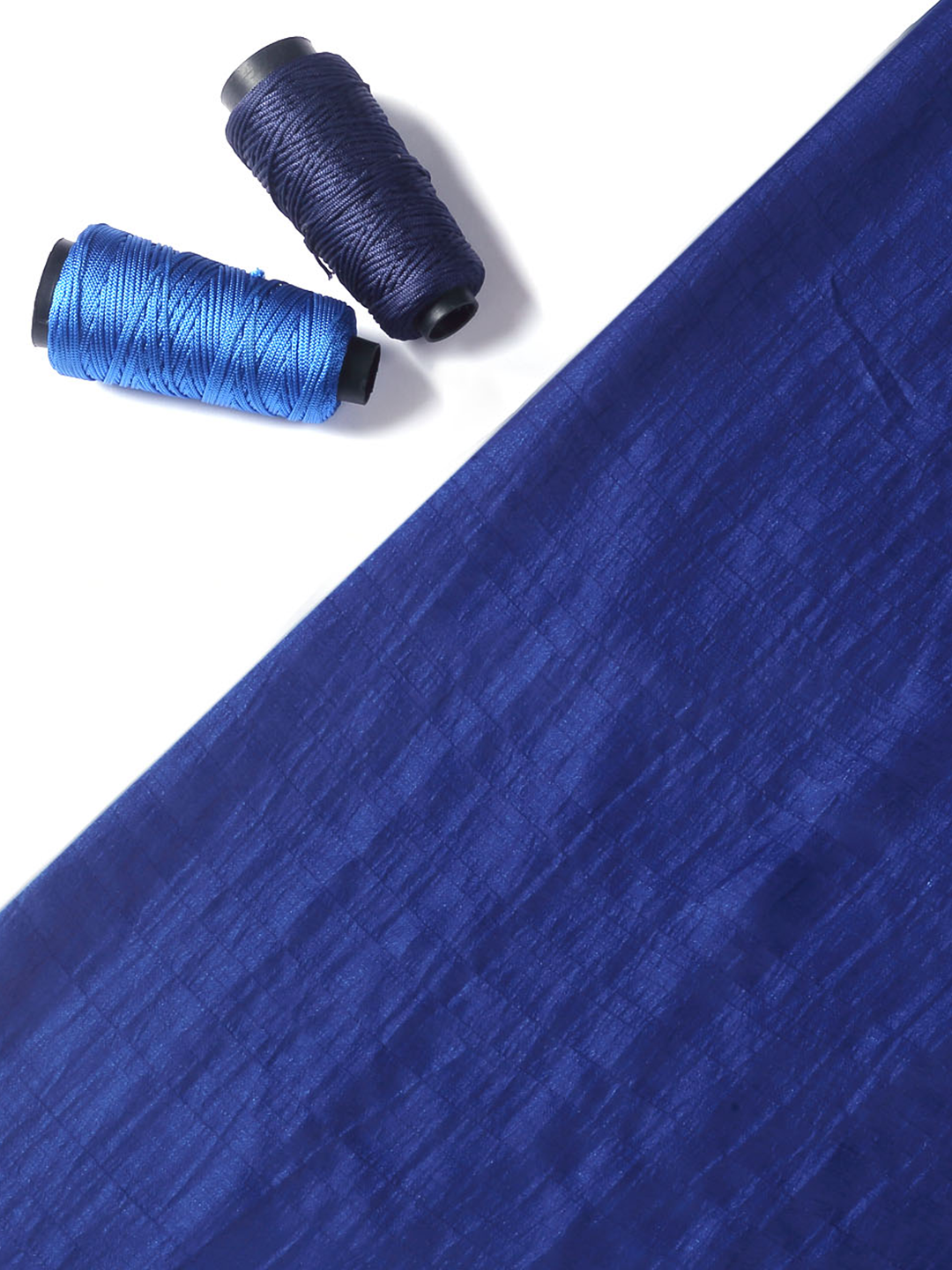 Dark Blue Nysa Silk Fabric