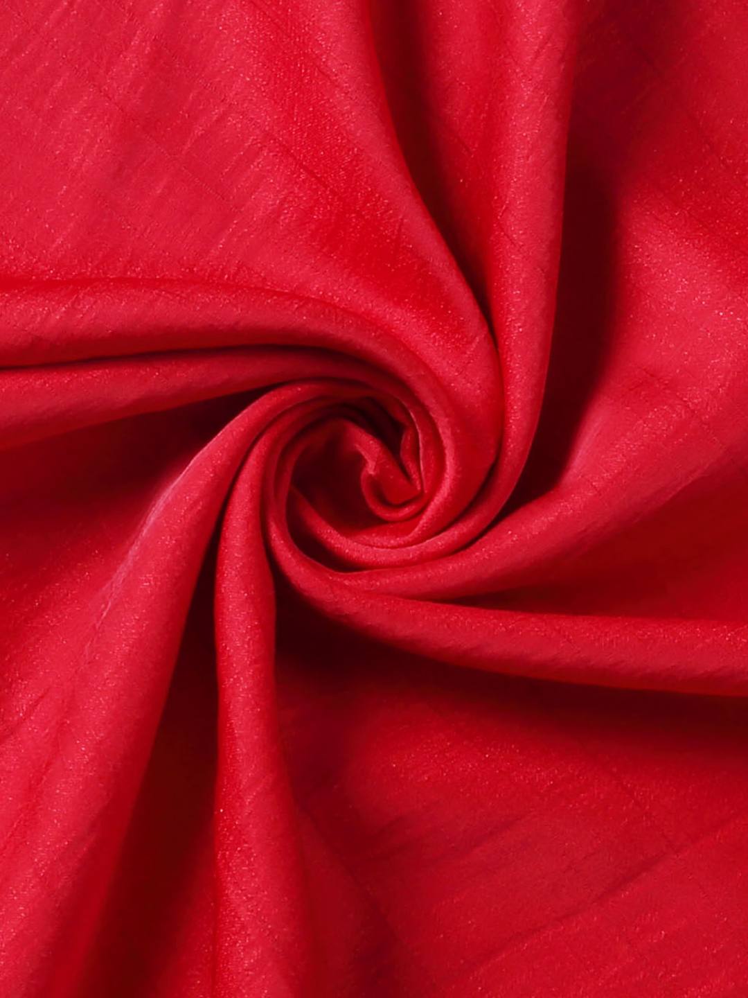 Red Nysa Silk Fabric