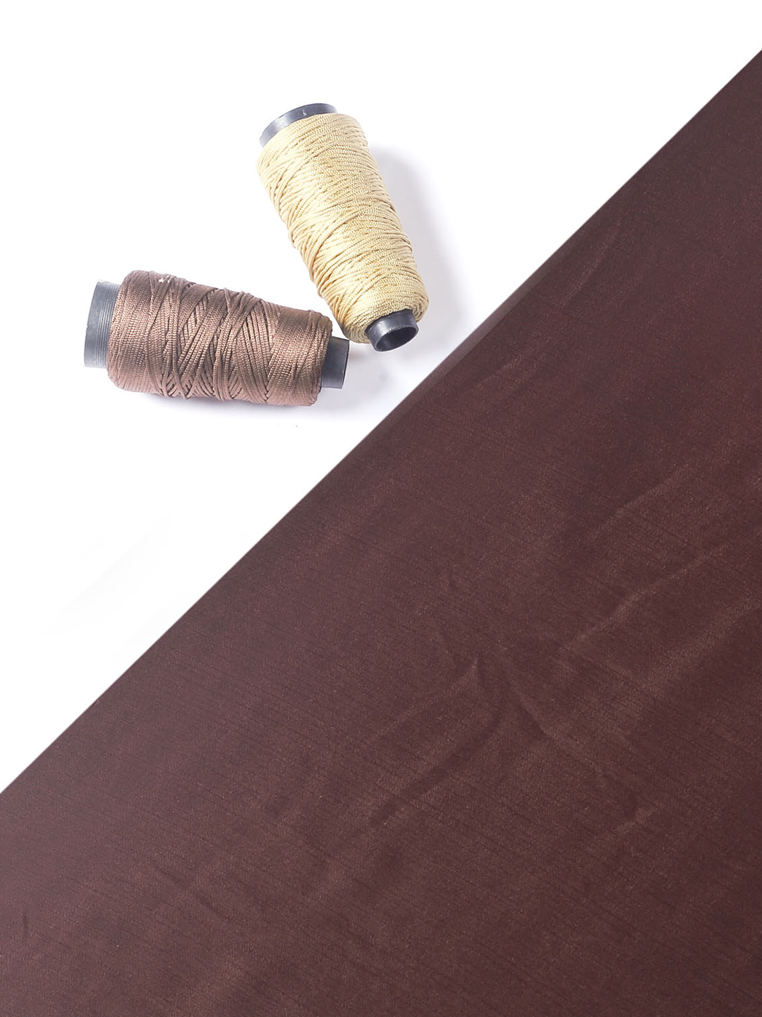 Coffee Brown Nysa Silk Fabric