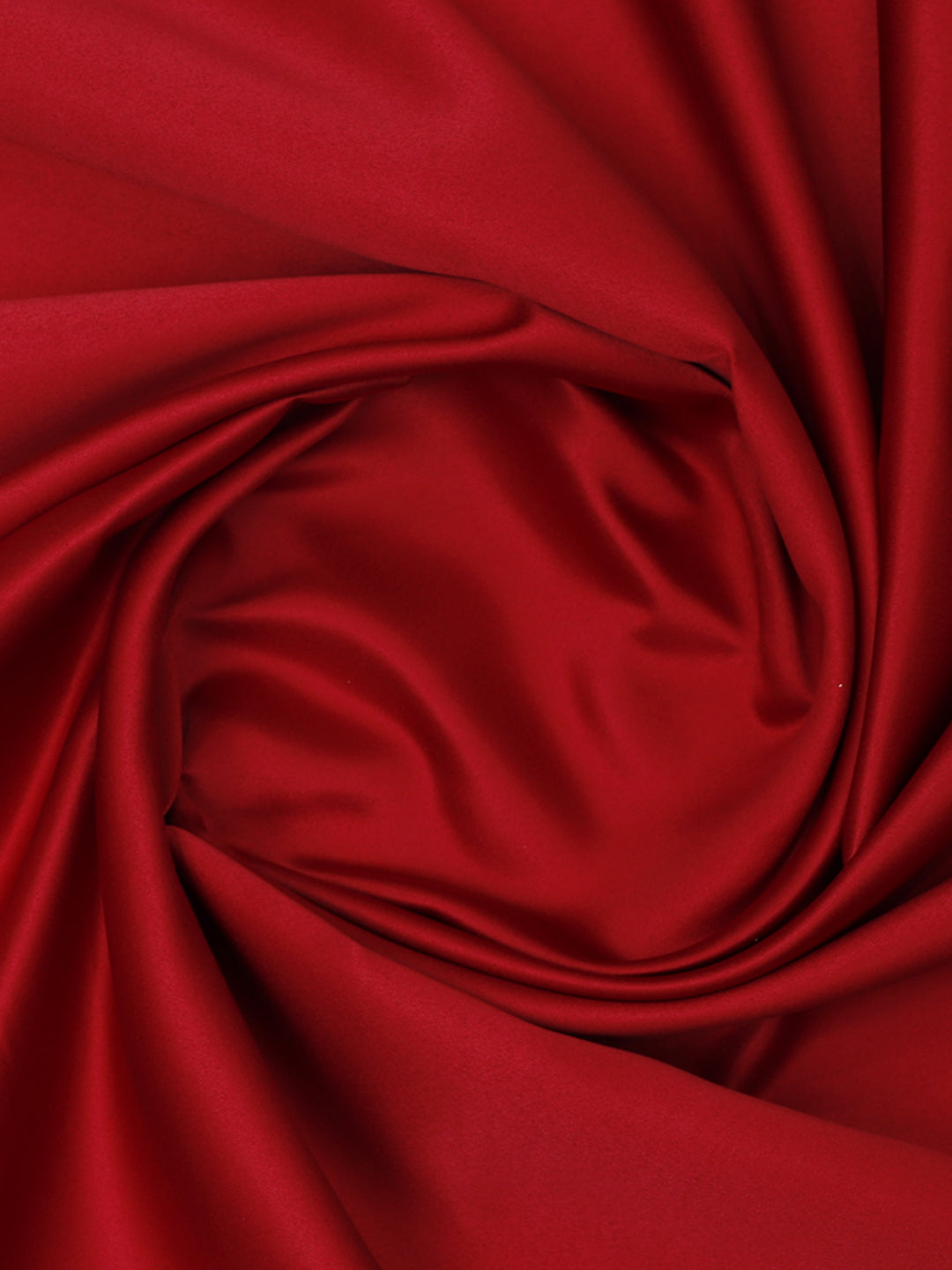 Red Plain Imported Satin Fabric